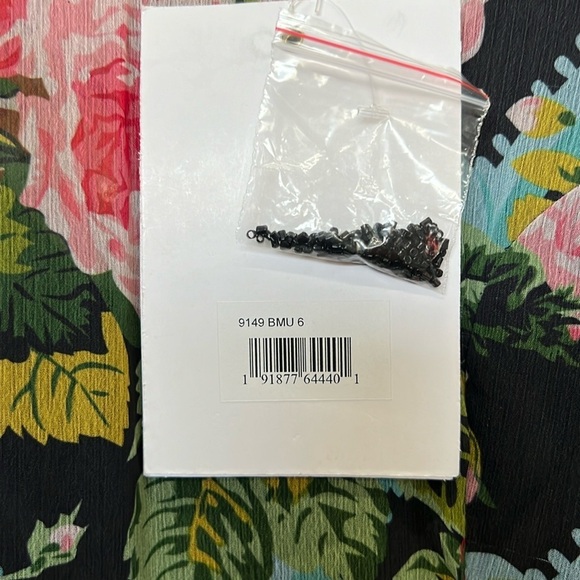 Mac Duggal 9149 NWT FLORAL ILLUSION CAP SLEEVE MIDI DRESS - Picture 7 of 7